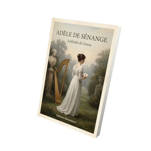 Livre Adèle de Sénange - Adélaïde de Souza - Vue 3D - Editions Remanence