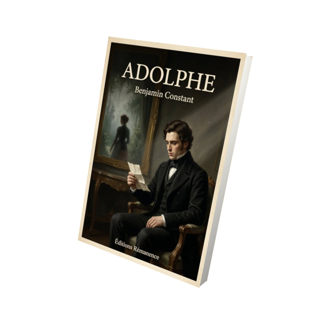Livre Adolphe - Benjamin Constant - Vue 3D - Editions Remanence