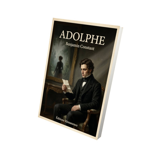 Livre Adolphe - Benjamin Constant - Vue 3D - Editions Remanence