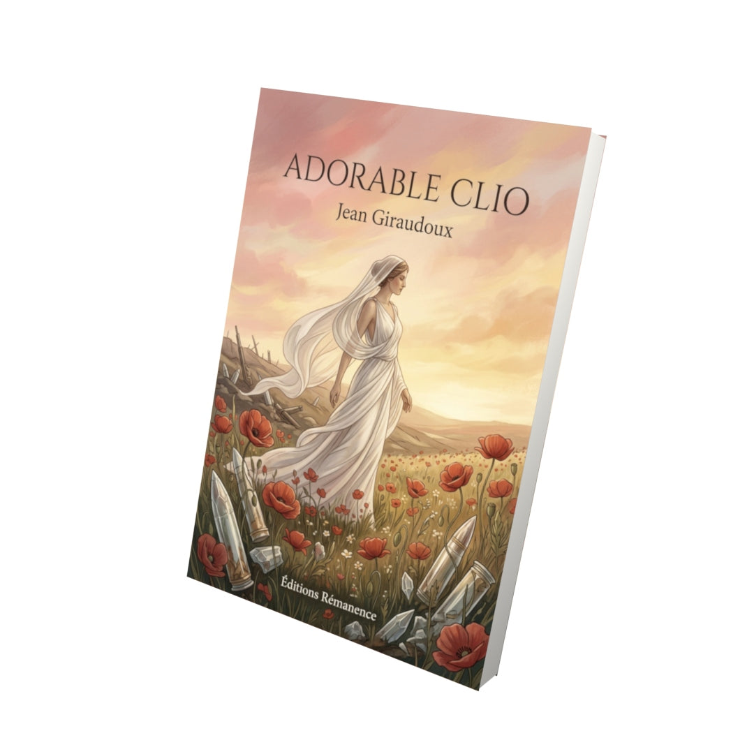 Livre Adorable Clio par Jean Giraudoux - Vue 3D - Editions Remanence