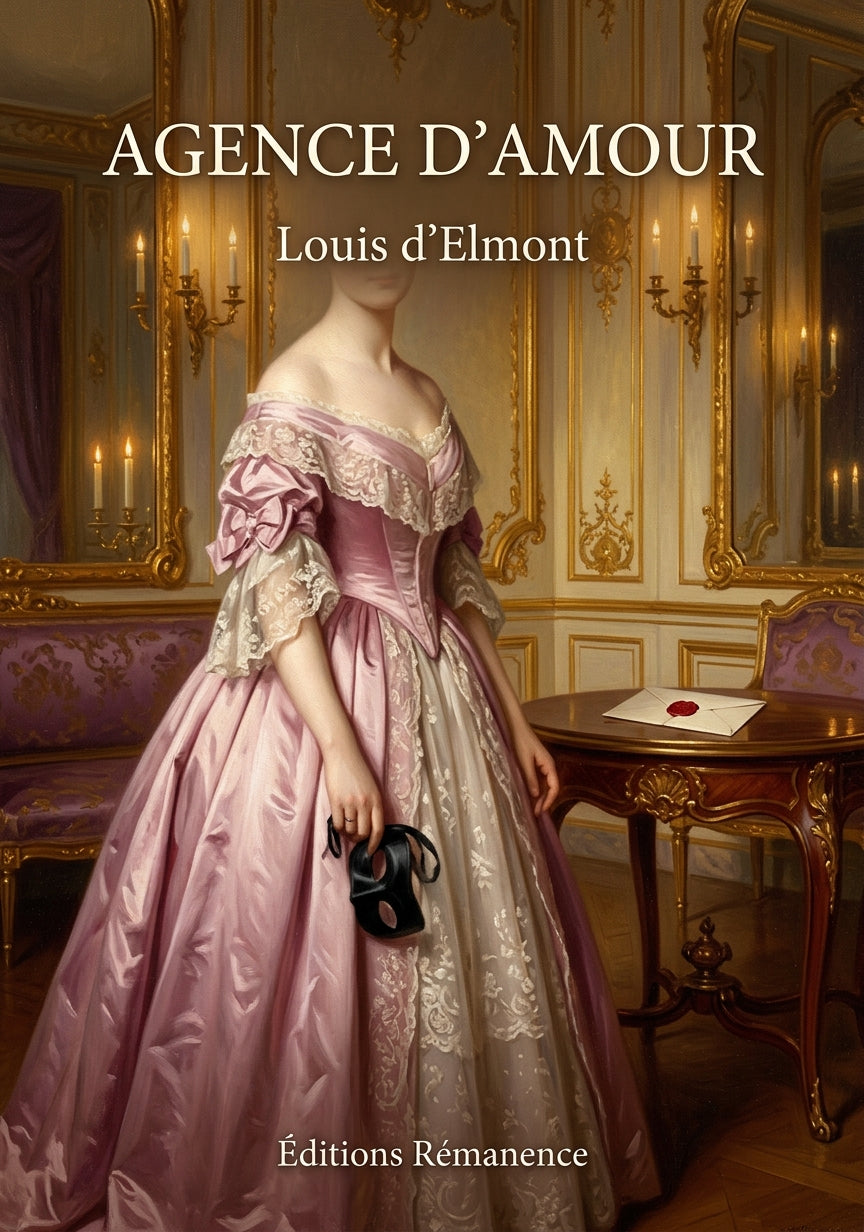 Livre Agence d’amour par Louis d’Elmont - Couverture - Editions Remanence