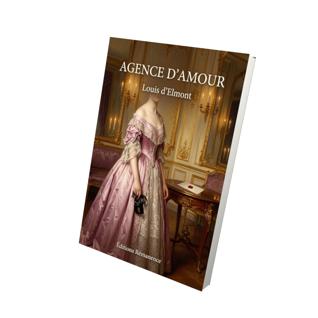 Livre Agence d’amour par Louis d’Elmont - Vue 3D - Editions Remanence