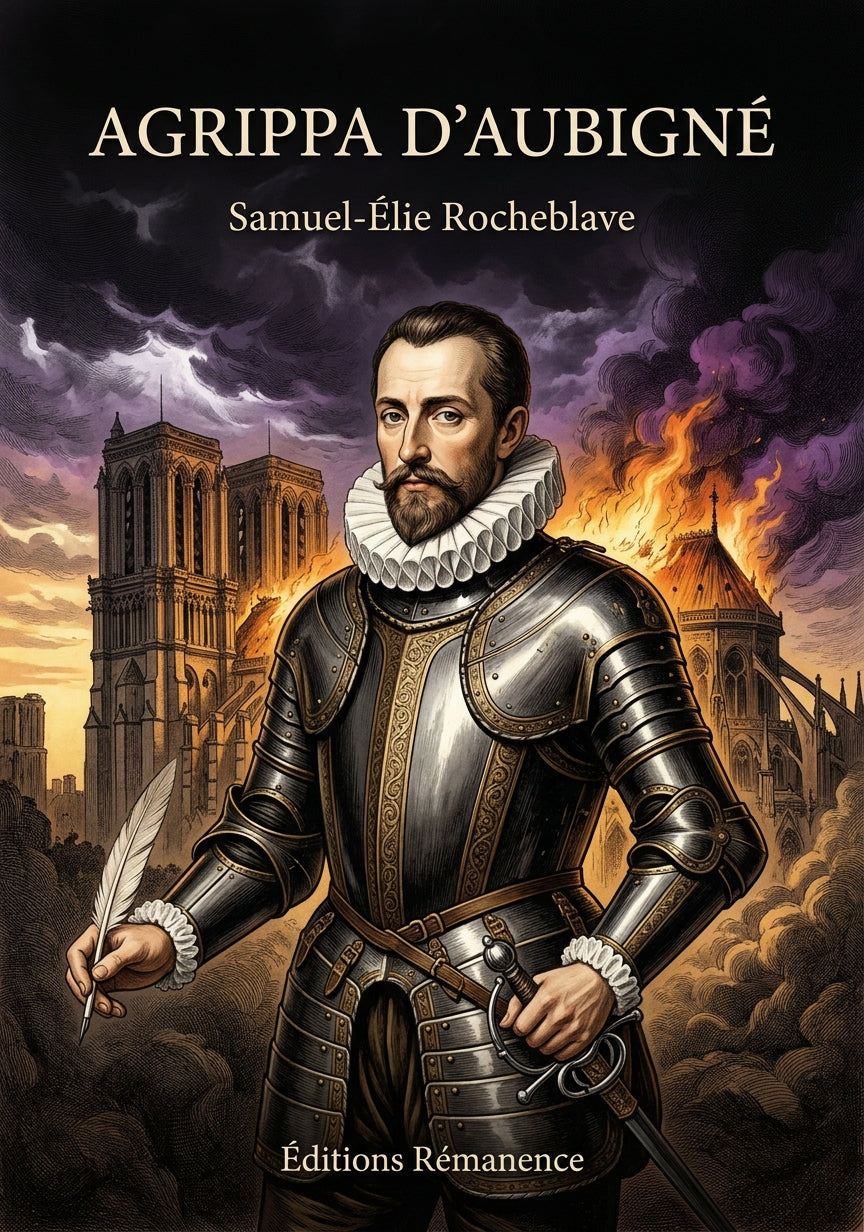 Livre Agrippa d’Aubigné par Samuel-Élie Rocheblave - Couverture - Editions Remanence