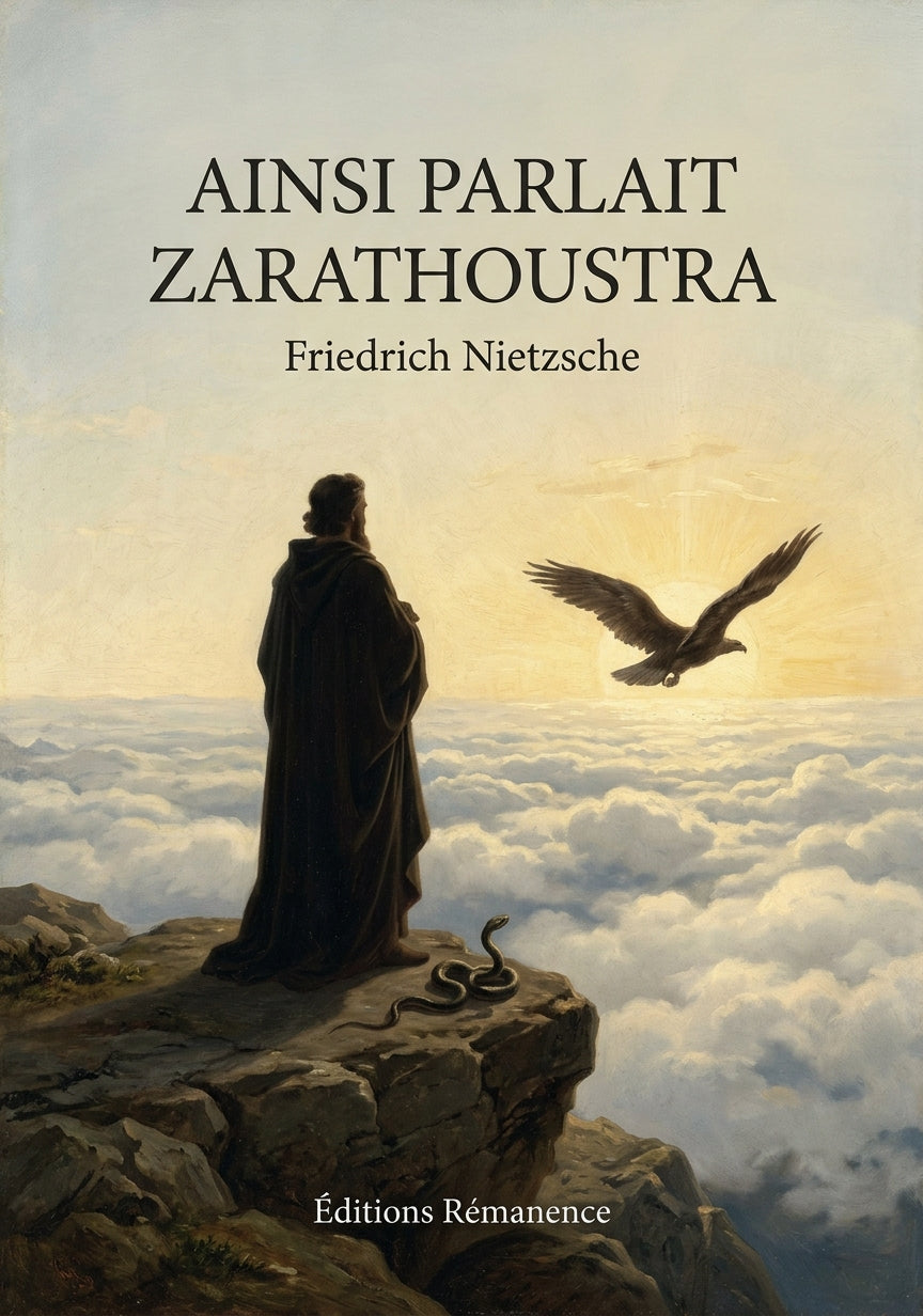 Livre Ainsi parlait Zarathoustra par Friedrich Nietzsche - Couverture - Editions Remanence