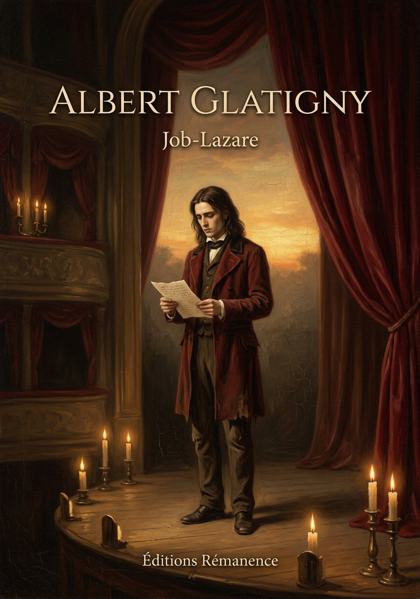 Livre Albert Glatigny par Job-Lazare - Couverture - Editions Remanence