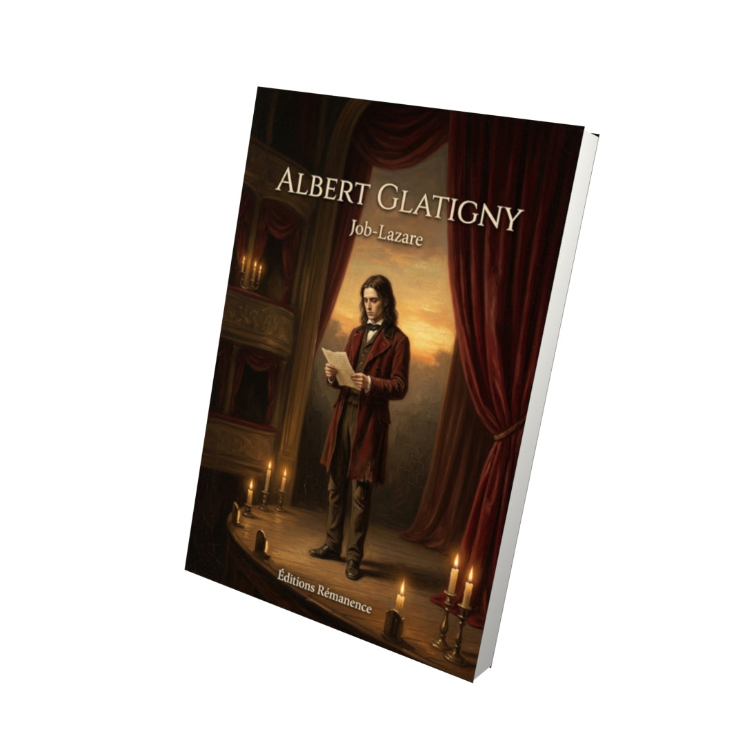Livre Albert Glatigny par Job-Lazare - Vue 3D - Editions Remanence