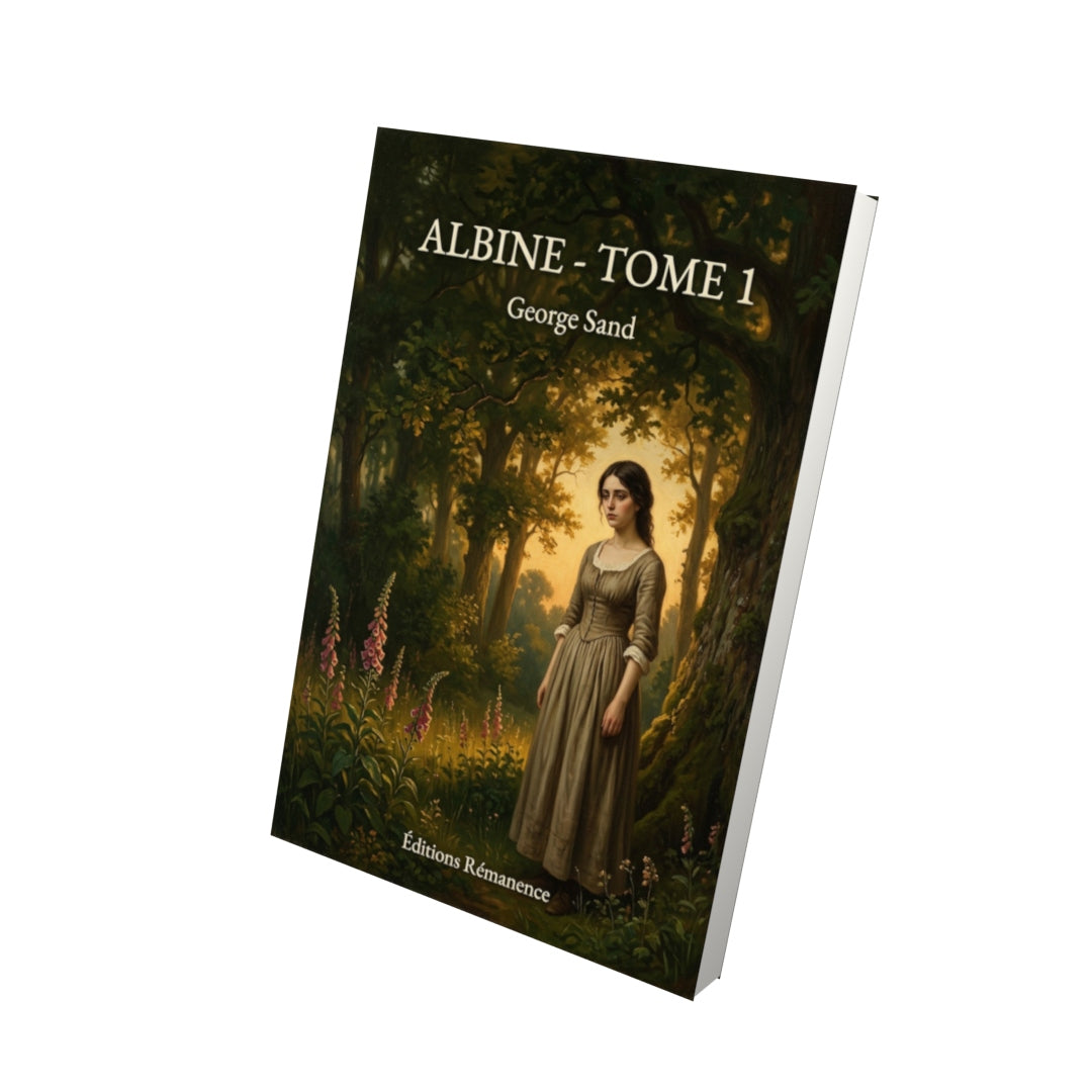 Livre Albine - Tome 1 par George Sand - Vue 3D - Editions Remanence