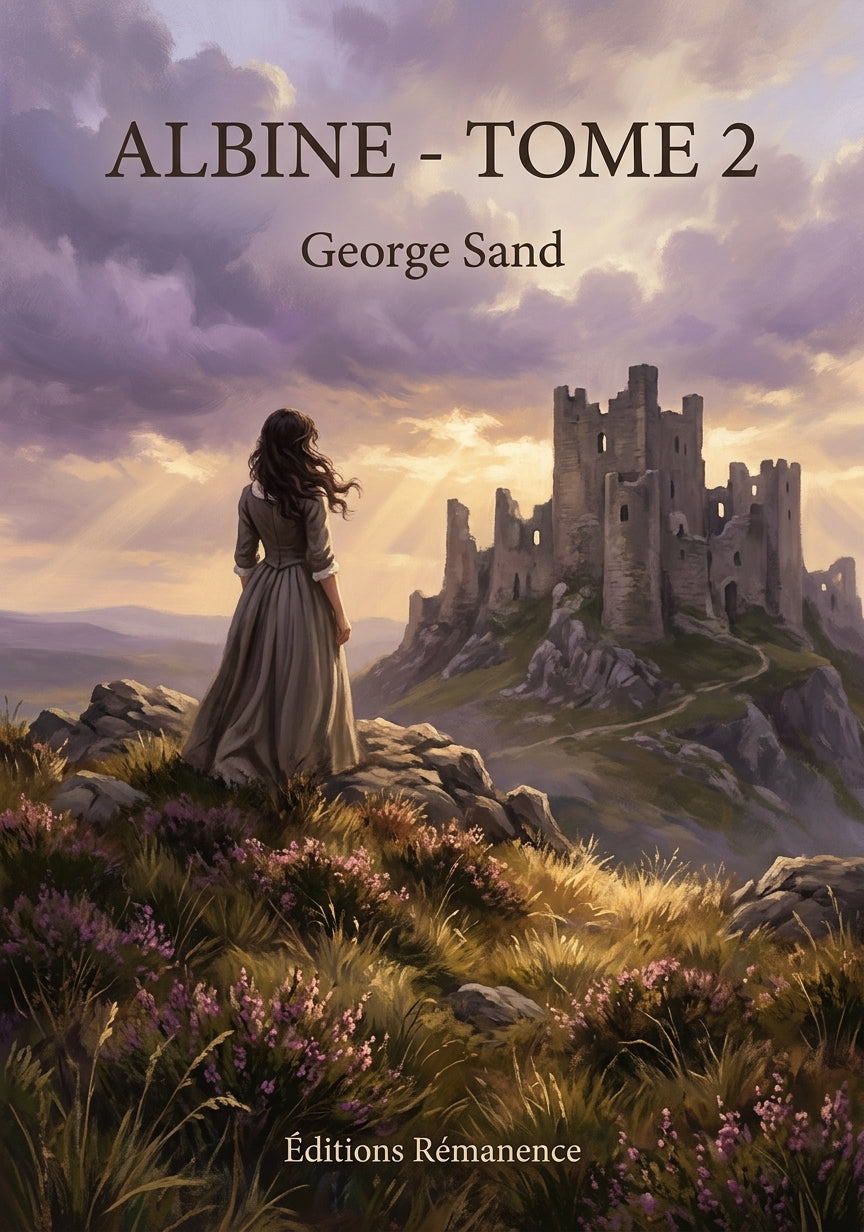 Livre Albine - Tome 2 par George Sand - Couverture - Editions Remanence