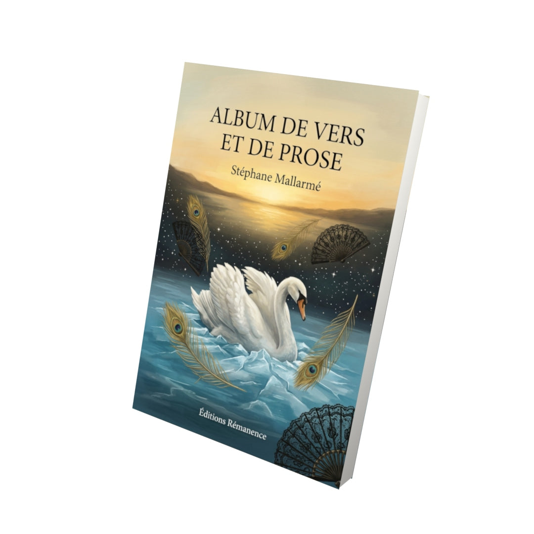 Livre Album de vers et de prose par Stéphane Mallarmé - Vue 3D - Editions Remanence