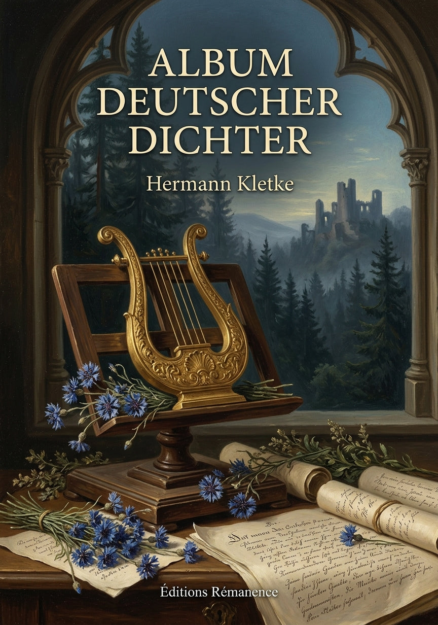 Livre Album deutscher Dichter par Hermann Kletke - Couverture - Editions Remanence