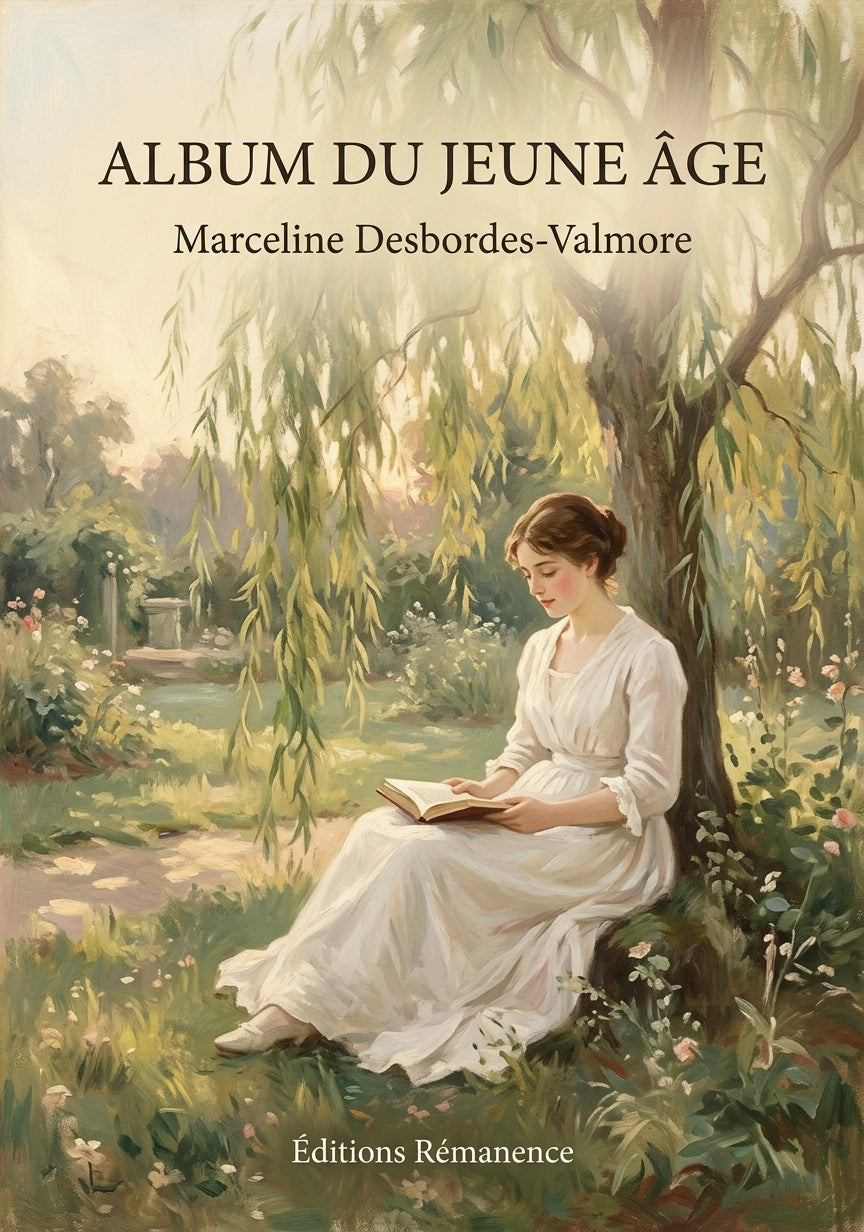Livre Album du jeune âge par Marceline Desbordes-Valmore - Couverture - Editions Remanence