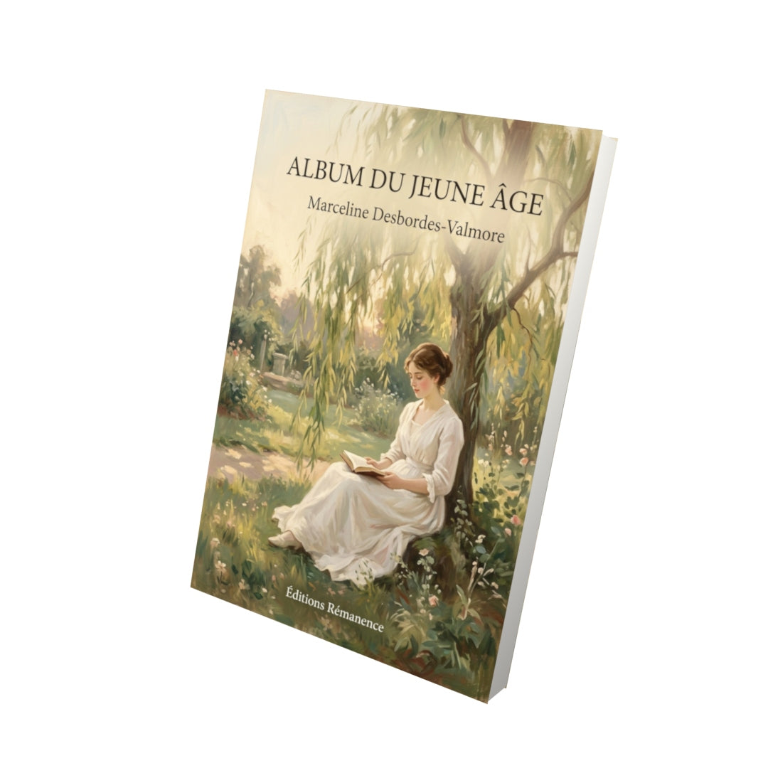 Livre Album du jeune âge par Marceline Desbordes-Valmore - Vue 3D - Editions Remanence