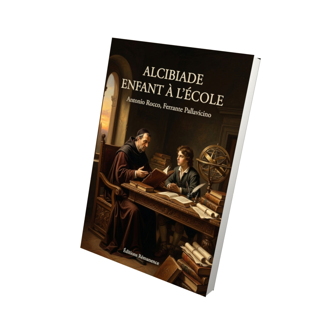 Livre Alcibiade enfant à l’école par Antonio Rocco, Ferrante Pallavicino - Vue 3D - Editions Remanence