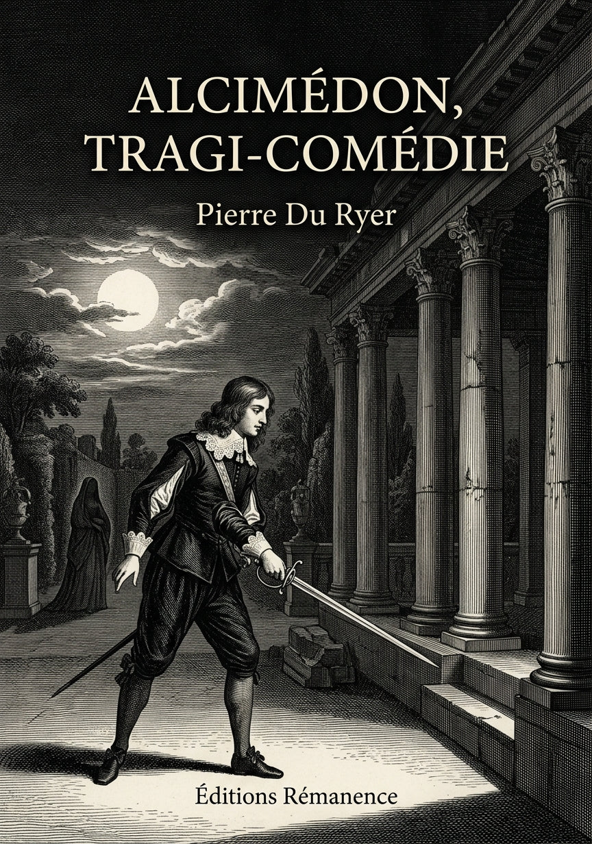 Livre Alcimédon, Tragi-Comédie par Pierre Du Ryer - Couverture - Editions Remanence