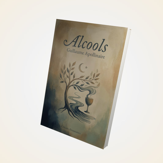 Livre Alcools – Guillaume Apollinaire - Couverture 3D