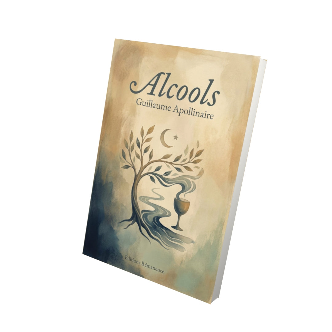 Livre Alcools – Guillaume Apollinaire - Vue 3D - Editions Remanence