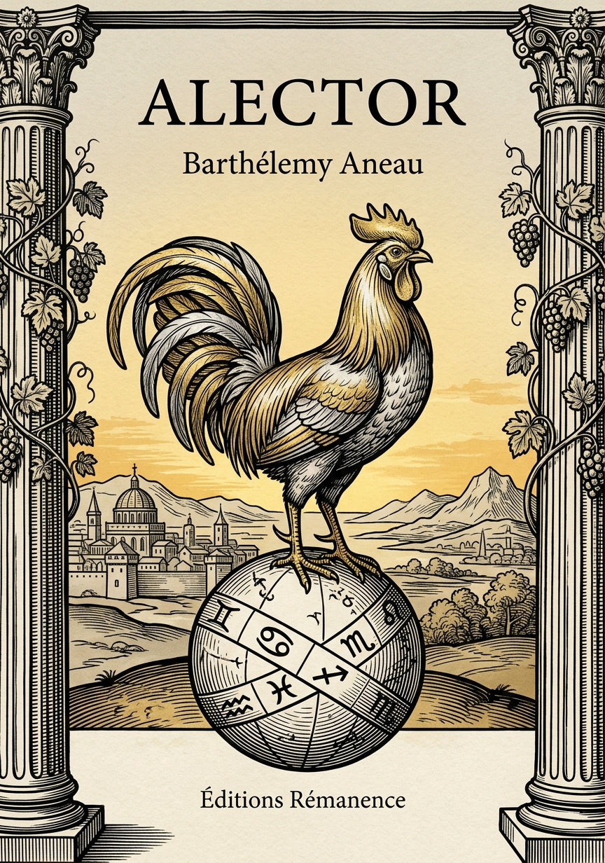 Livre Alector par Barthélemy Aneau - Couverture - Editions Remanence