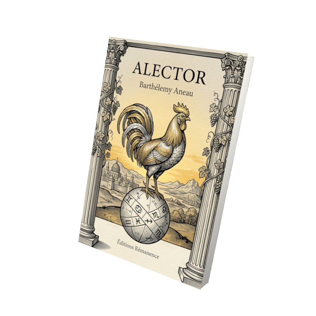 Livre Alector par Barthélemy Aneau - Vue 3D - Editions Remanence
