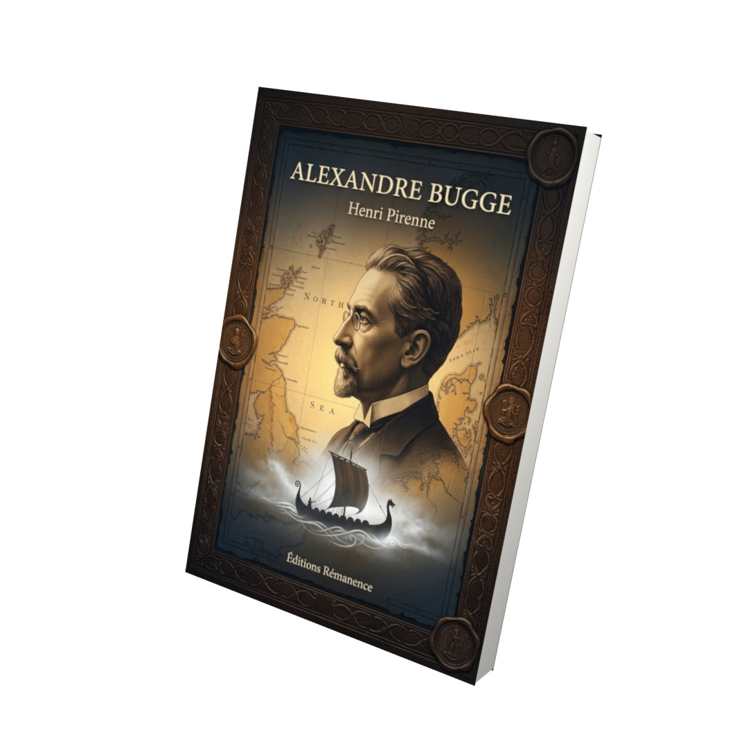 Livre Alexandre Bugge par Henri Pirenne - Vue 3D - Editions Remanence
