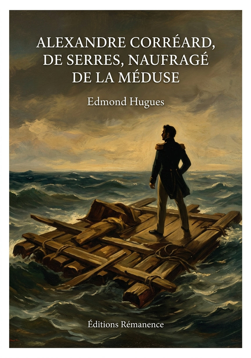 Livre Alexandre Corréard, de Serres, naufragé de la Méduse par Edmond Hugues - Couverture - Editions Remanence