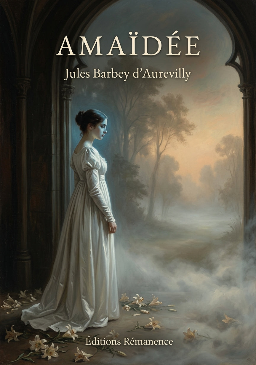 Livre Amaïdée par Jules Barbey d’Aurevilly - Couverture - Editions Remanence
