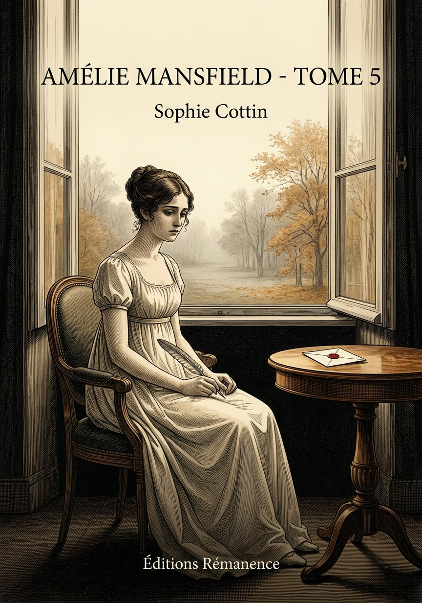 Livre Amélie Mansfield - Tome 5 par Sophie Cottin - Couverture - Editions Remanence