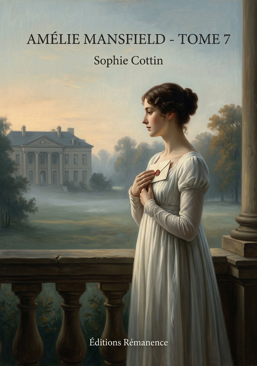 Livre Amélie Mansfield - Tome 7 par Sophie Cottin - Couverture - Editions Remanence