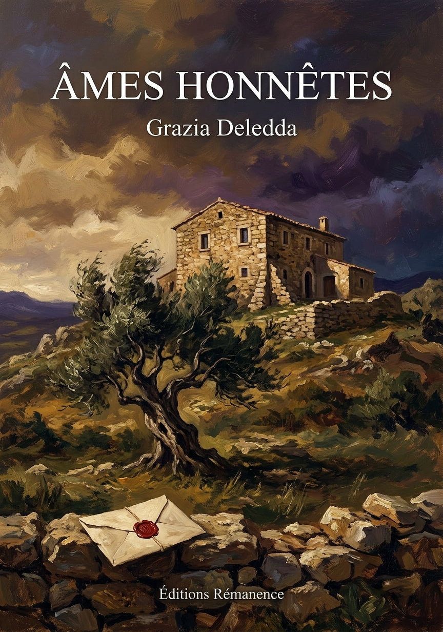 Livre Âmes honnêtes par Grazia Deledda - Couverture - Editions Remanence