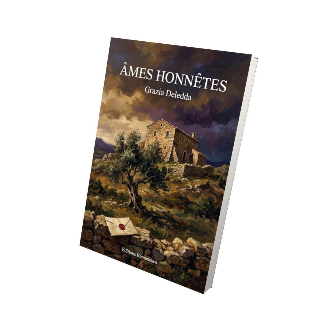 Livre Âmes honnêtes par Grazia Deledda - Vue 3D - Editions Remanence