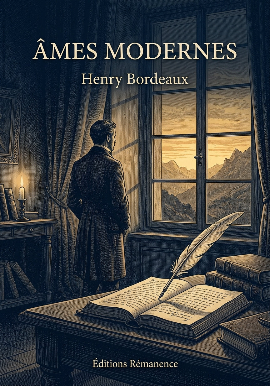 Livre Âmes modernes par Henry Bordeaux - Couverture - Editions Remanence