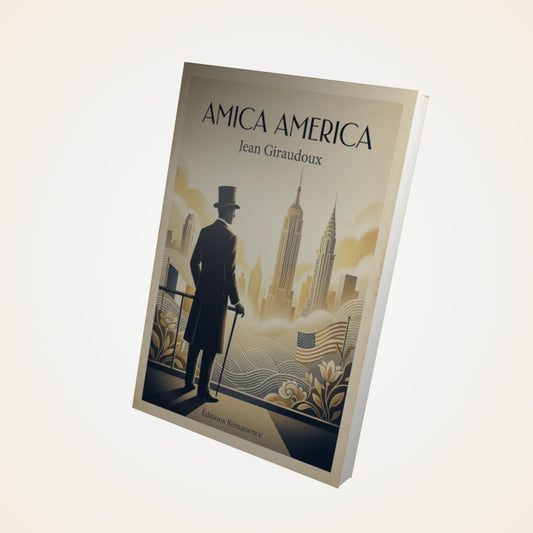 Livre Amica America - Jean Giraudoux - Couverture 3D