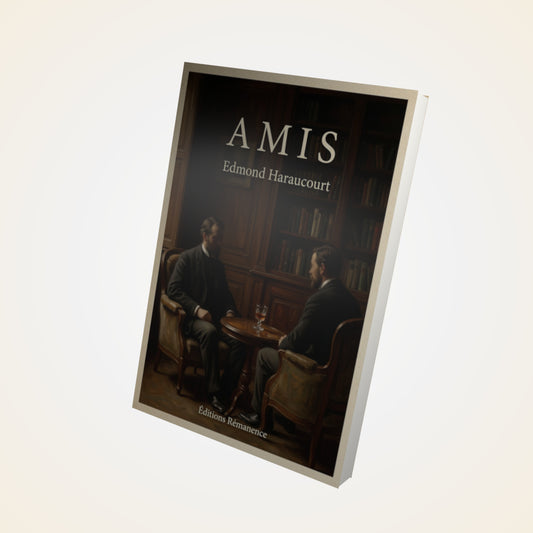 Livre Amis - Edmond Haraucourt - Couverture 3D