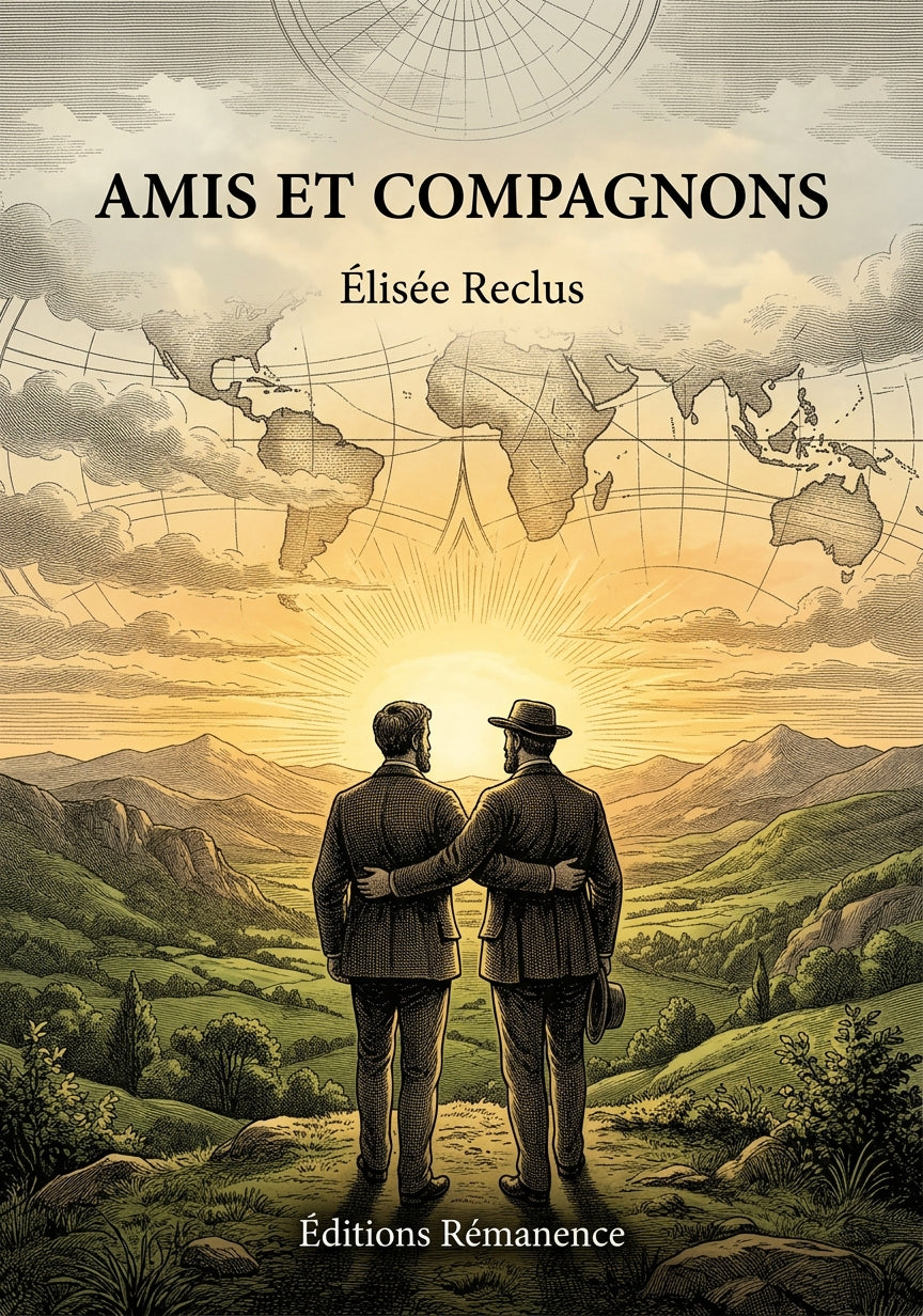 Livre Amis et Compagnons par Élisée Reclus - Couverture - Editions Remanence