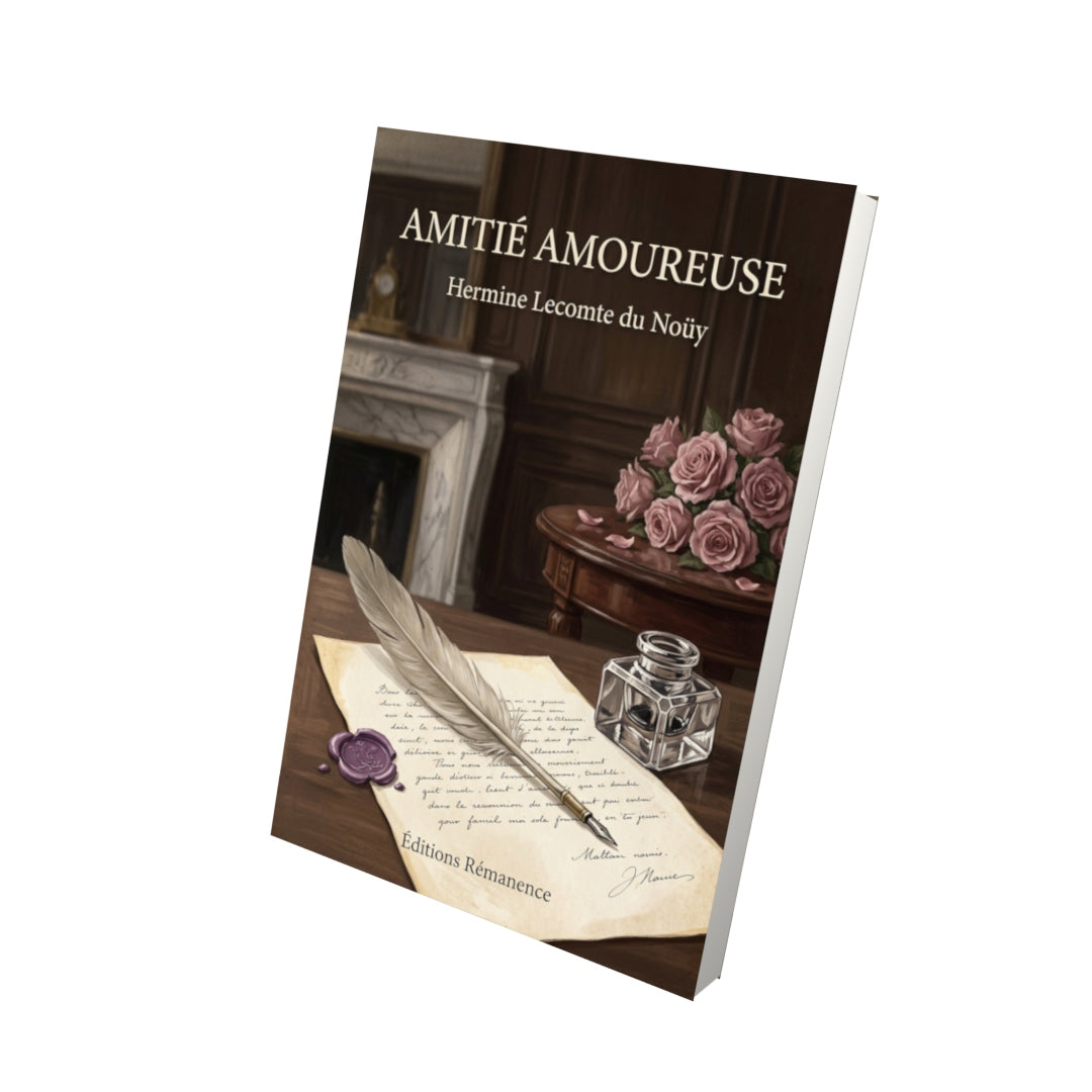 Livre Amitié amoureuse - Hermine Lecomte du Noüy - Vue 3D - Editions Remanence