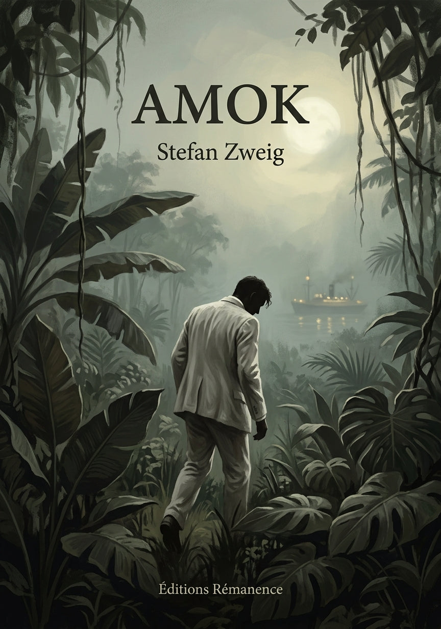 Livre Amok par Stefan Zweig - Couverture - Editions Remanence