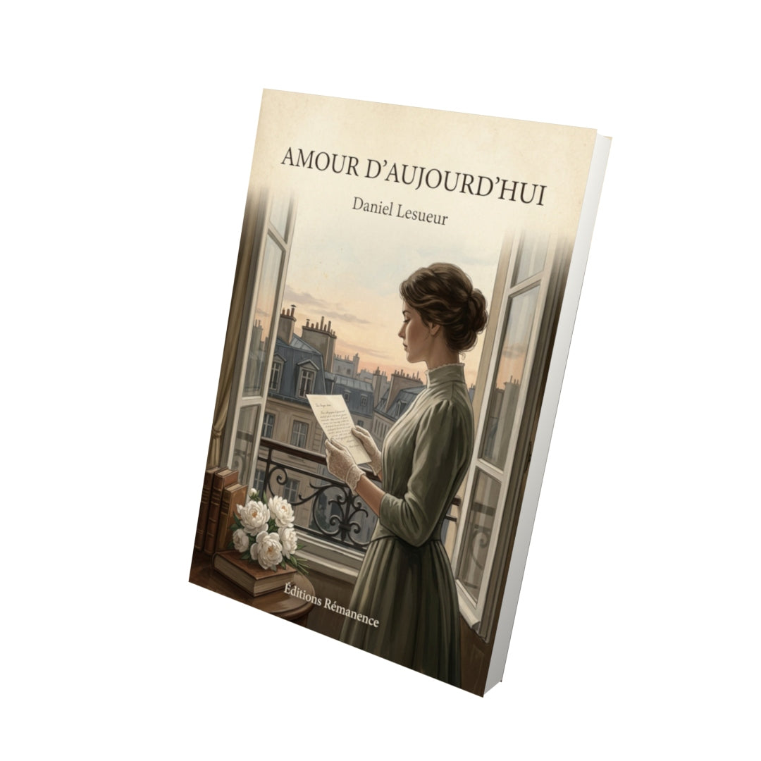 Livre Amour d'aujourd'hui - Daniel Lesueur - Vue 3D - Editions Remanence