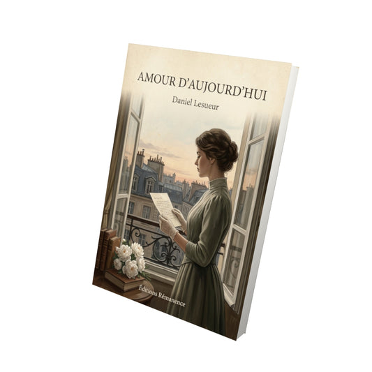 Livre Amour d'aujourd'hui - Daniel Lesueur - Vue 3D - Editions Remanence