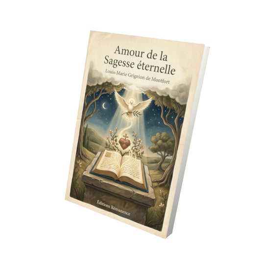 Livre Amour de la Sagesse éternelle – Saint Louis-Marie Grignion de Montfort - Vue 3D - Editions Remanence