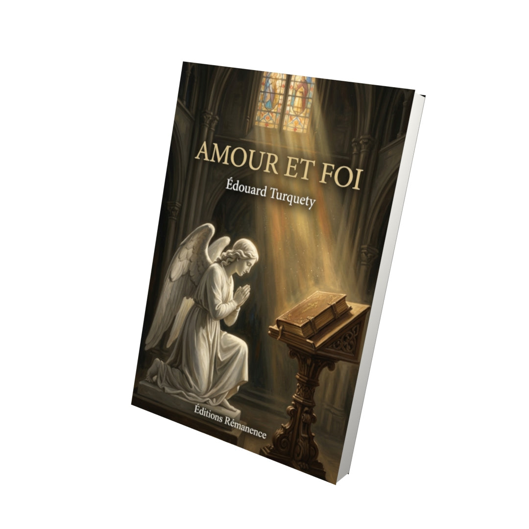 Livre Amour et foi par Édouard Turquety - Vue 3D - Editions Remanence