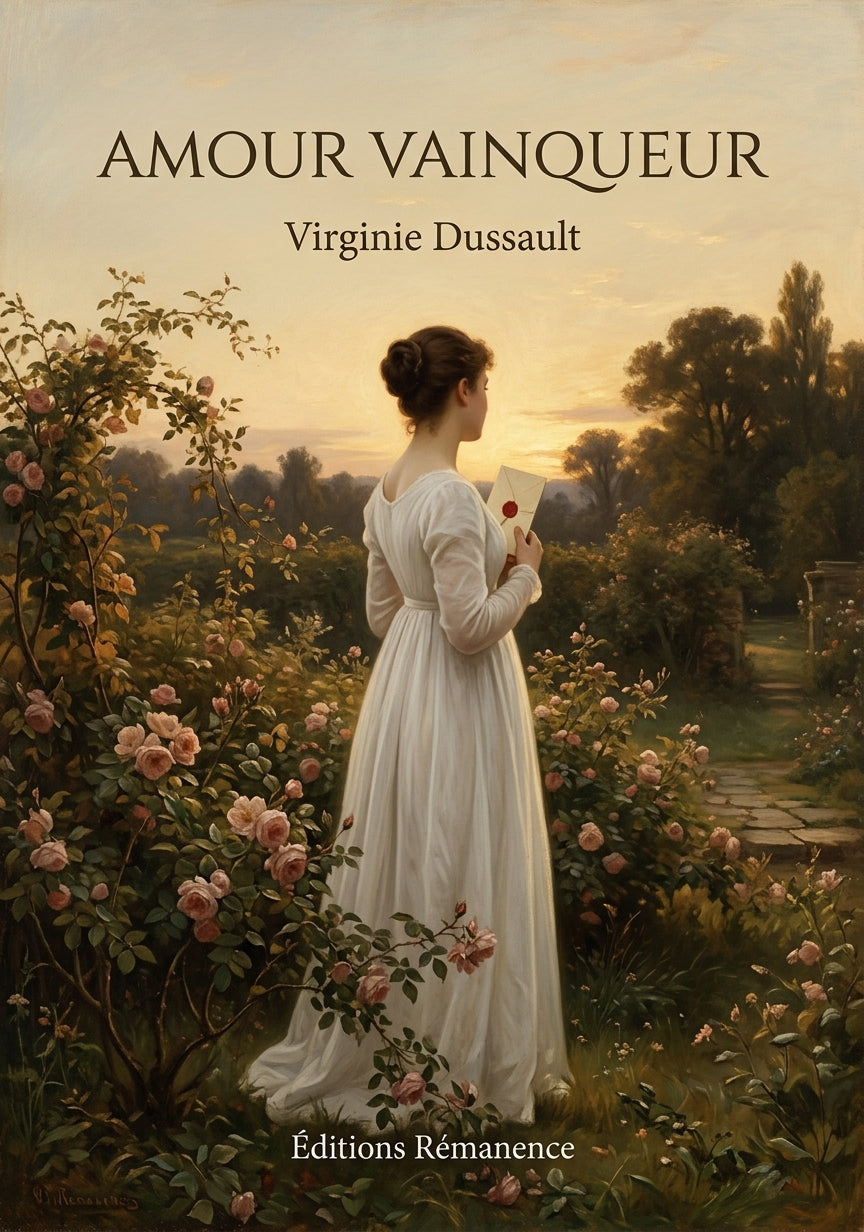 Livre Amour vainqueur par Virginie Dussault - Couverture - Editions Remanence
