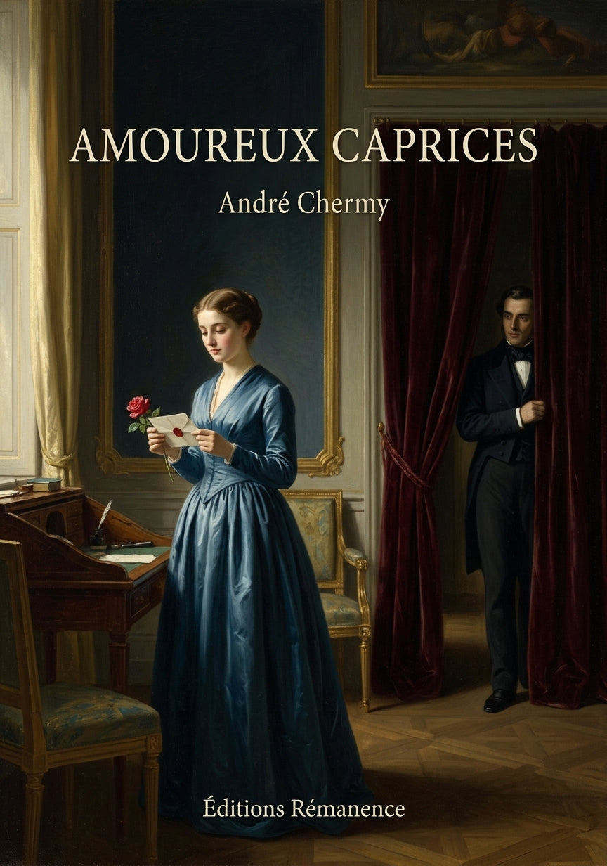 Livre Amoureux caprices par André Chermy - Couverture - Editions Remanence