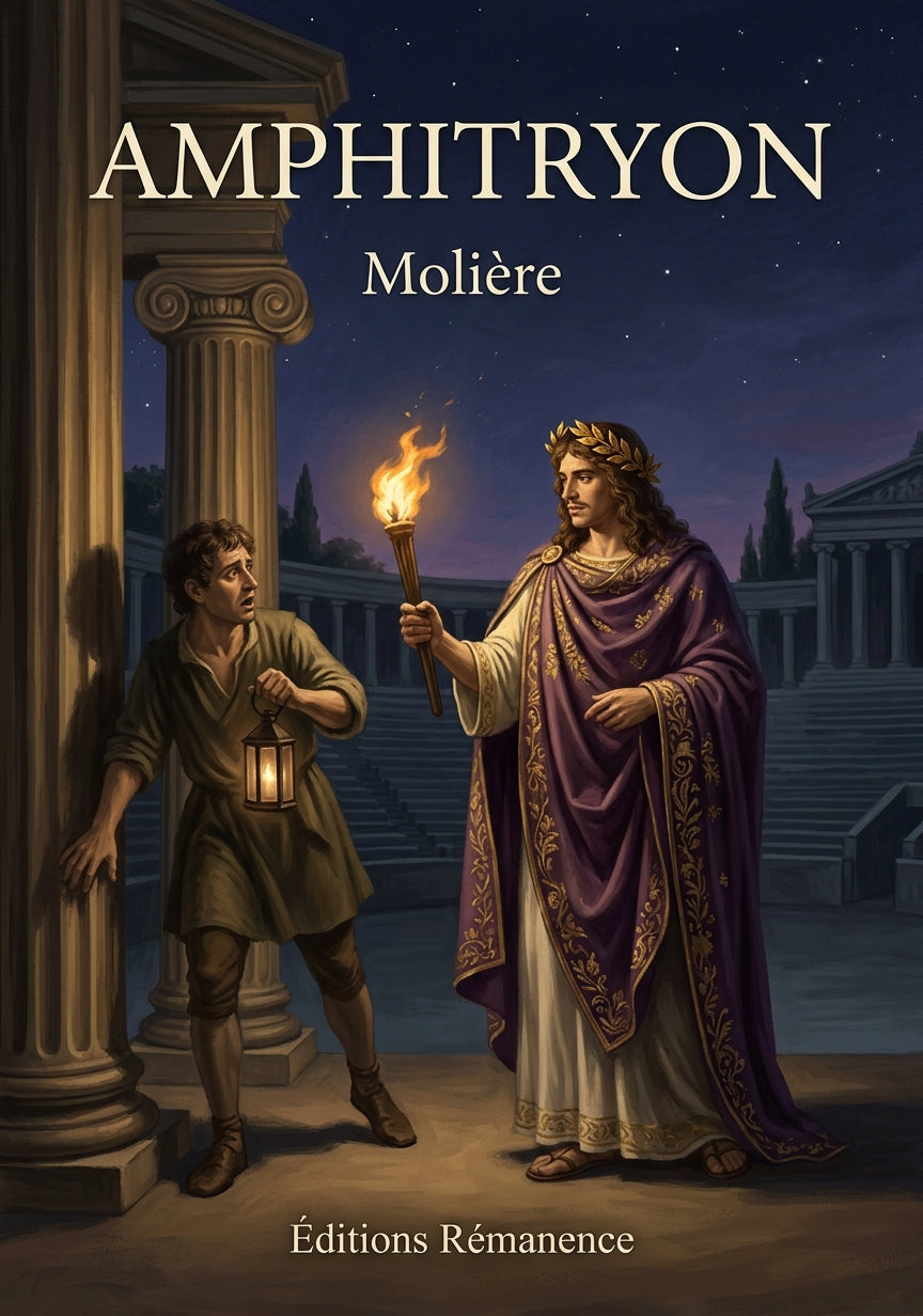 Livre Amphitryon par Molière - Couverture - Editions Remanence