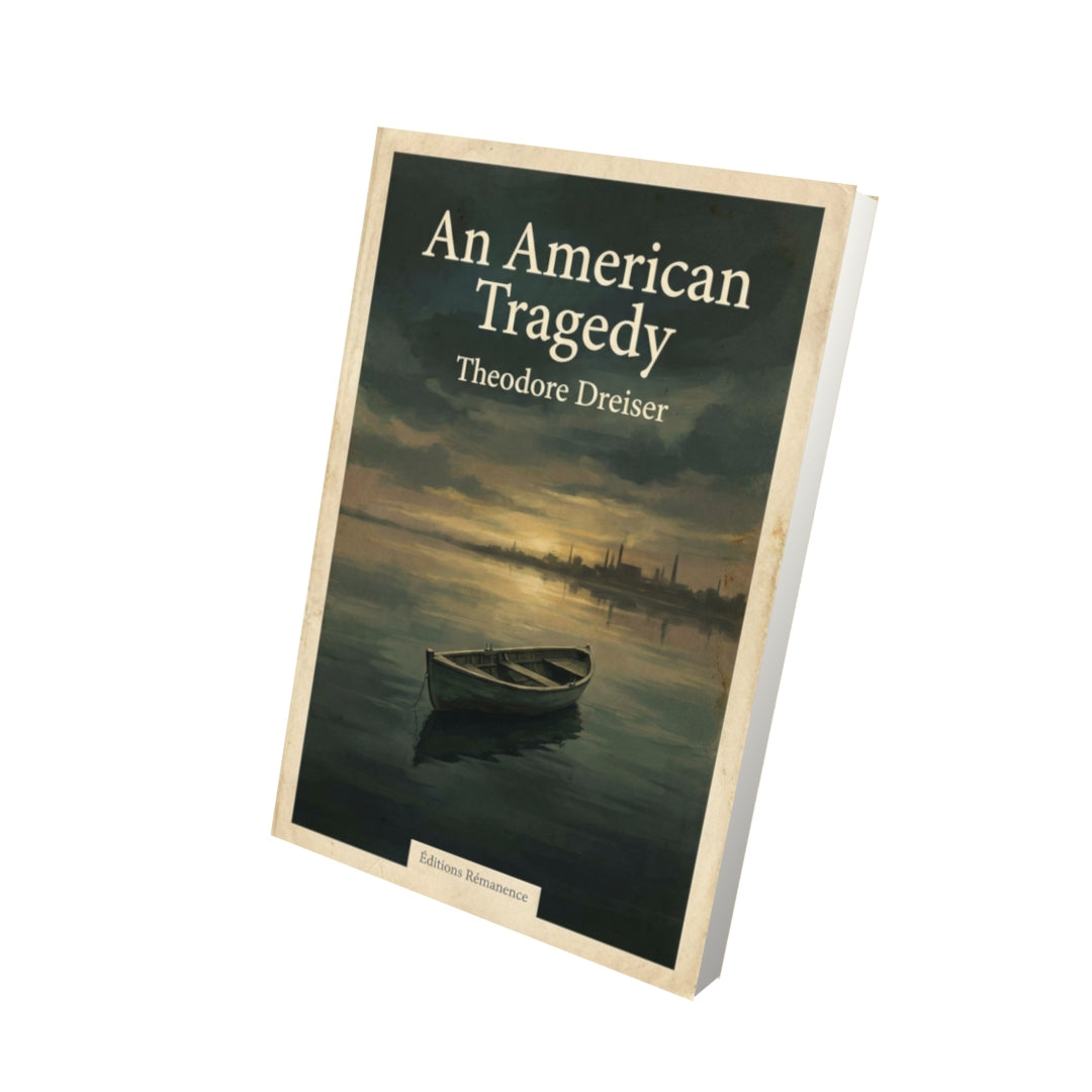 Livre An American Tragedy – Theodore Dreiser - Vue 3D - Editions Remanence