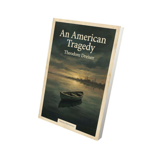 Livre An American Tragedy – Theodore Dreiser - Vue 3D - Editions Remanence