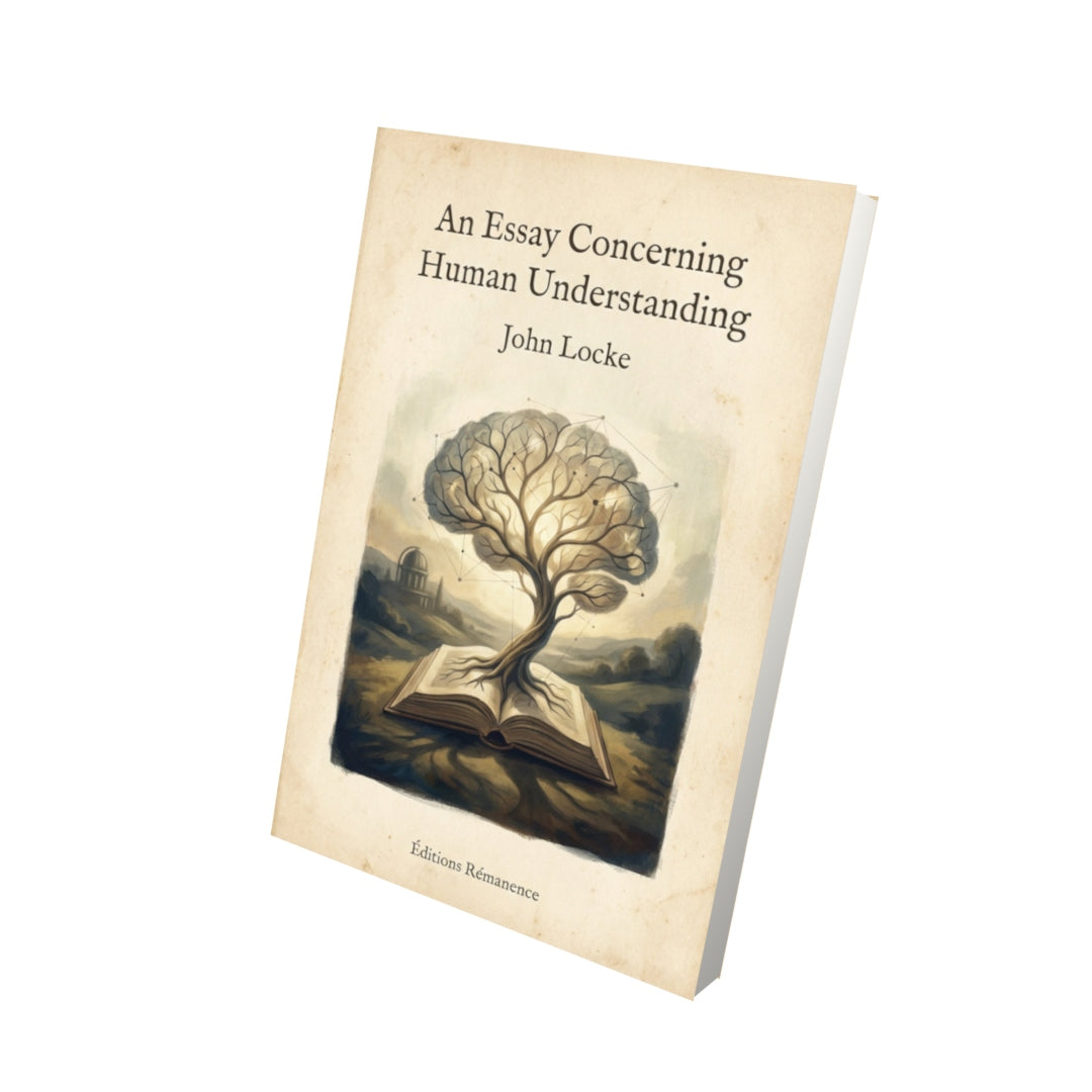 Livre An Essay Concerning Human Understanding – John Locke - Vue 3D - Editions Remanence
