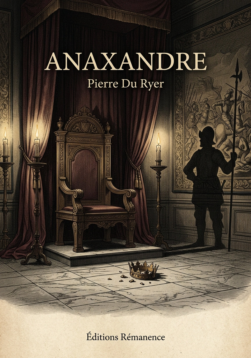 Livre Anaxandre par Pierre Du Ryer - Couverture - Editions Remanence