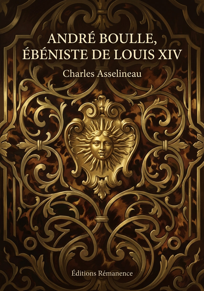 Livre André Boulle, ébéniste de Louis XIV par Charles Asselineau - Couverture - Editions Remanence