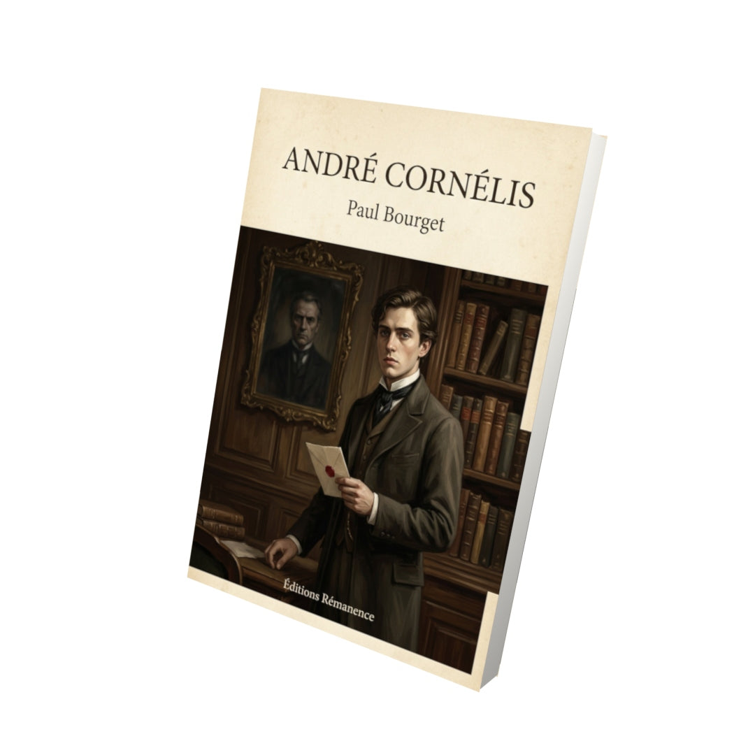 Livre André Cornélis - Paul Bourget - Vue 3D - Editions Remanence