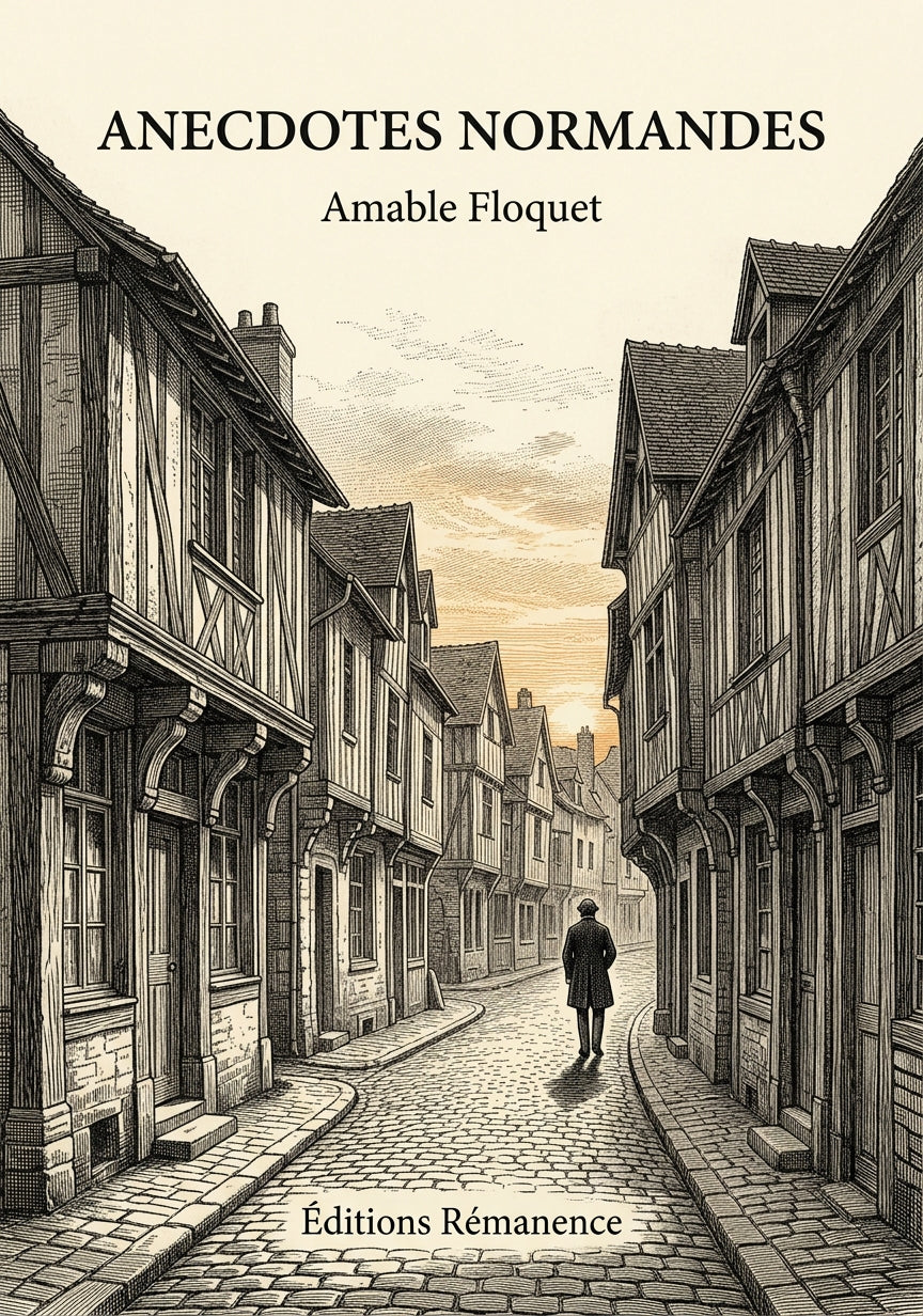 Livre Anecdotes normandes par Amable Floquet - Couverture - Editions Remanence