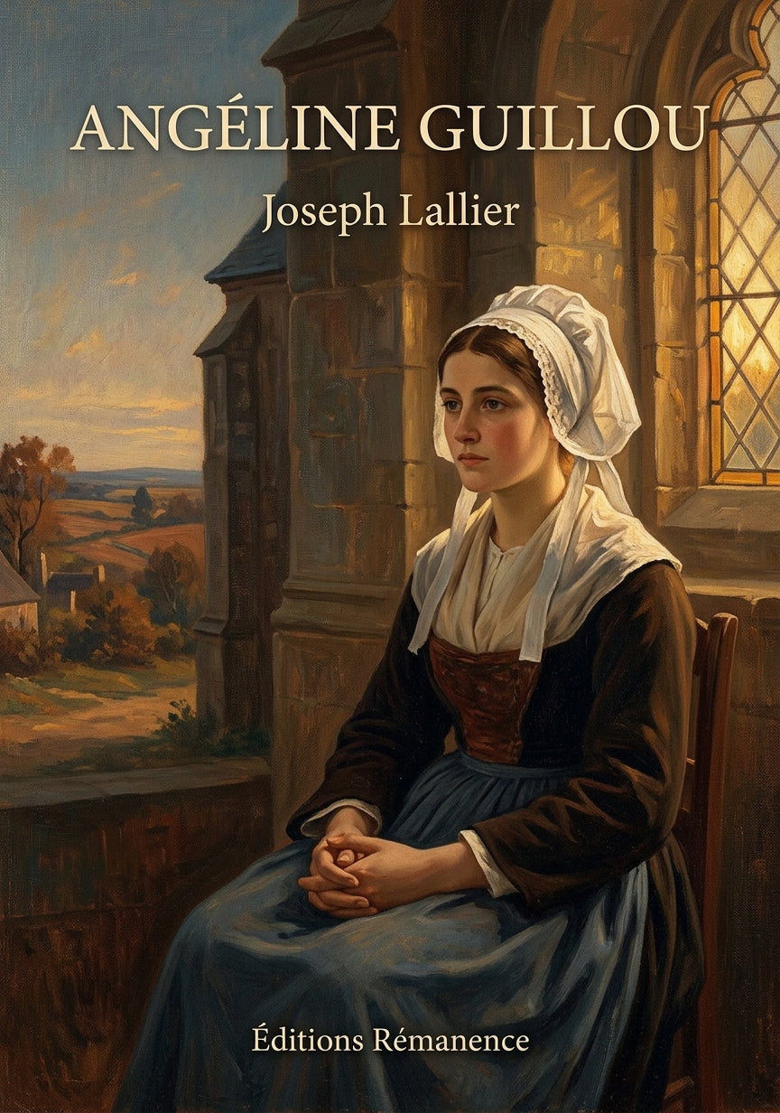 Livre Angéline Guillou par Joseph Lallier - Couverture - Editions Remanence